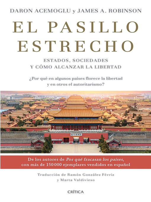 Title details for El pasillo estrecho (Edición mexicana) by Daron Acemoglu - Available